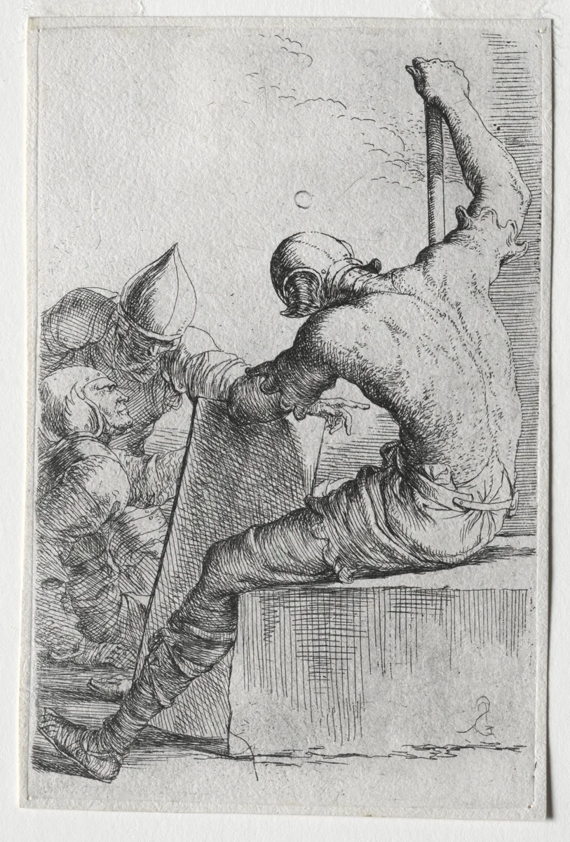 The Figurine Series: Figurine by Salvator Rosa, print, 1656-1657