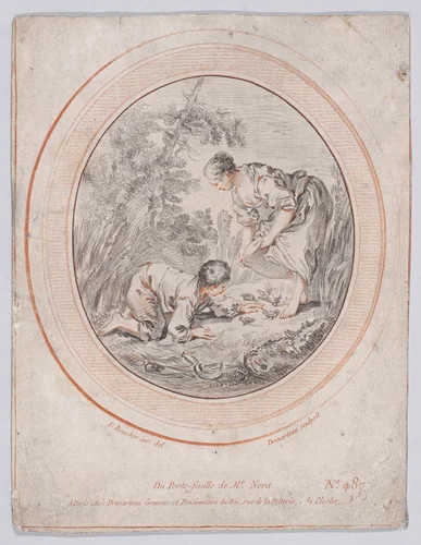 Pastorale by Gilles Demarteau, print, 1737-1776