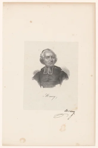 Portret van Jean-Sifrein Maury by anonymous, print, 1818-1842