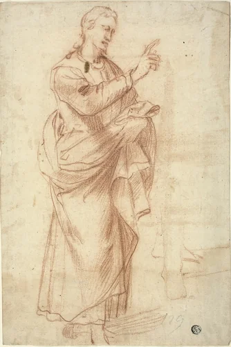 Christ Teaching by Ludovico Cardi, drawing, 1579-1699