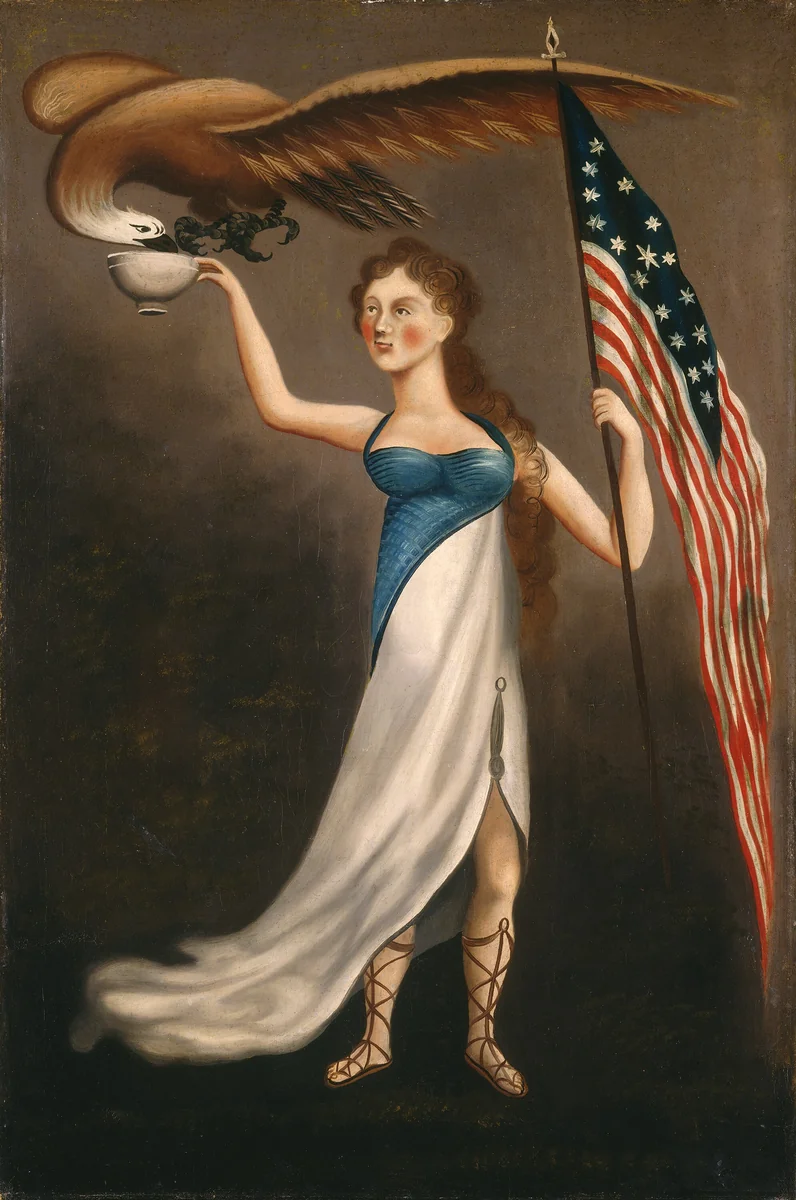 Liberty by American 19th Century, painting, 1800-1820