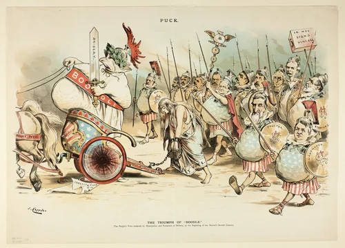 The Triumph of Boodle, from Boodle by Joseph Keppler, print, 1858-1894
