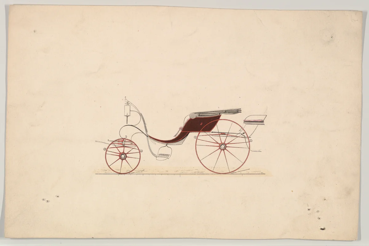 Phaeton (unnumbered) by Brewster & Co., print, 1865-1875