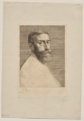 Sir Edward Poynter by Alphonse Legros, print, 1877