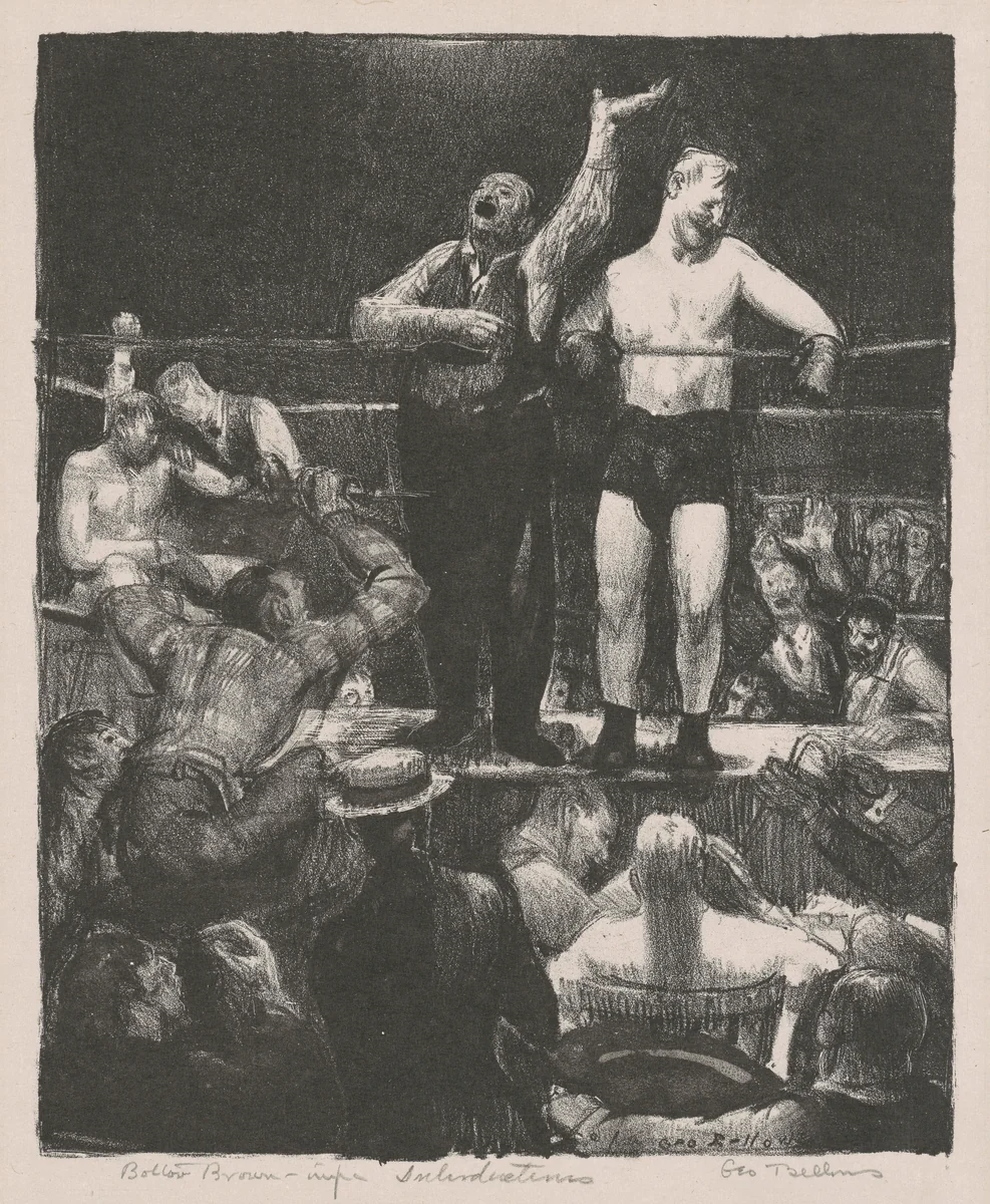 Introductions by George Bellows, print, 1921