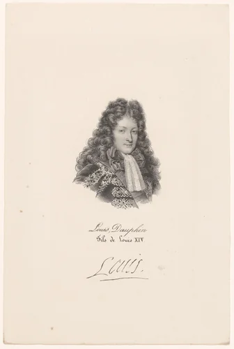 Portret van Lodewijk, dauphin van Frankrijk by anonymous, print, 1818-1842