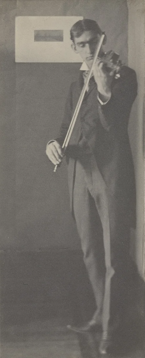 The Violinist by Clarence H. White, photograph, 1897