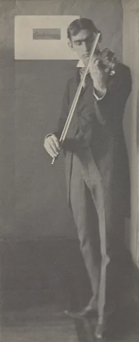 The Violinist by Clarence H. White, photograph, 1897