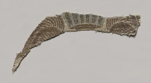 Silk Fragment by Unknown, textile, 1360-1399