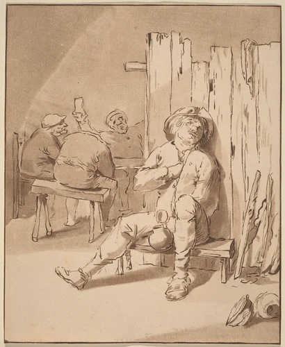Drunken Peasant at an Inn by Cornelis Ploos van Amstel
Bernhard Schreuder
Adriaen Brouwer, print, 1775