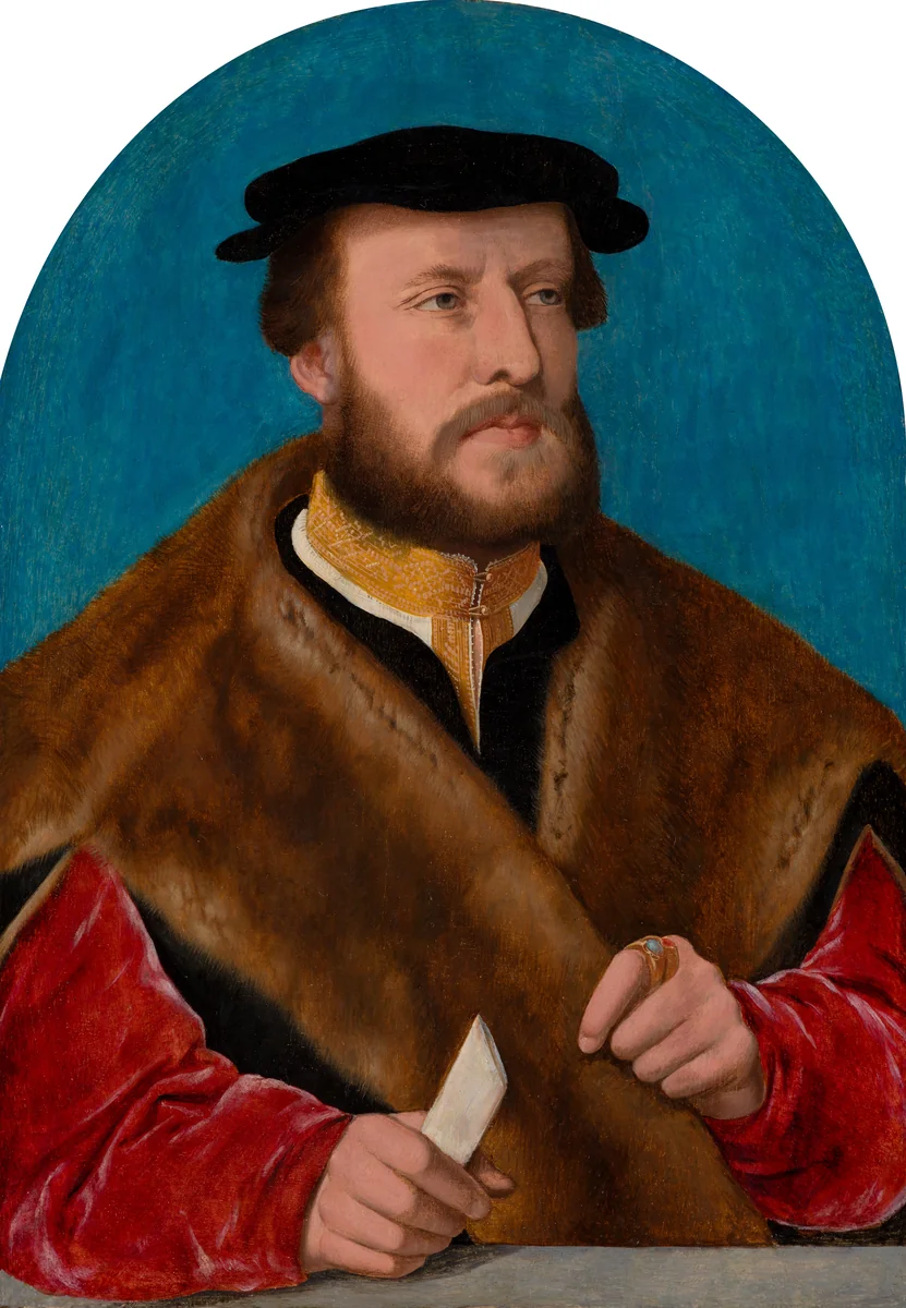 Portrait of Jakob Omphalius (1500-1567), 1538/39 by Bartholomäus Bruyn the Elder, painting, 1538