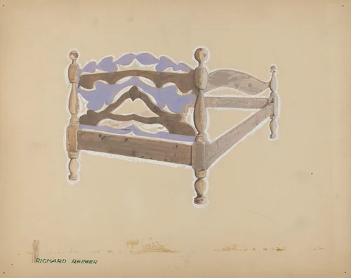 Bed by Richard Reimer, index of american design, 1935-1942