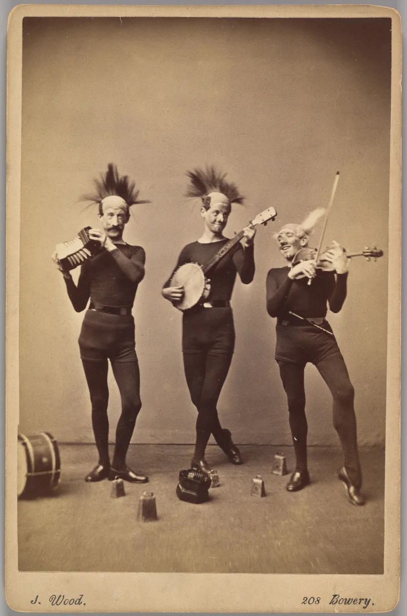 Musical Mokes by J. Wood, photograph, 1860-1869