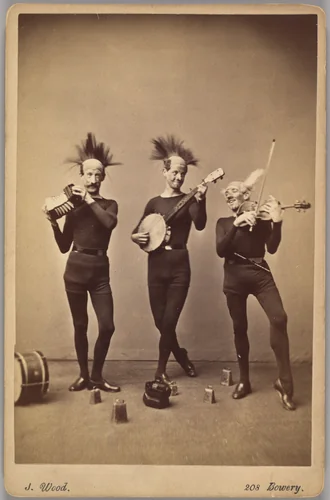 Musical Mokes by J. Wood, photograph, 1860-1869