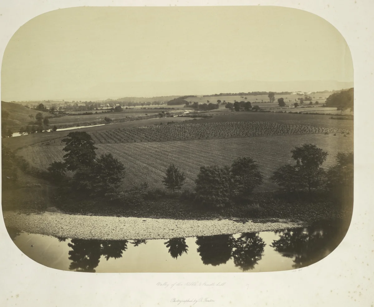 Valley of the Ribble and Pendle Hill by Roger Fenton, photograph, 1859