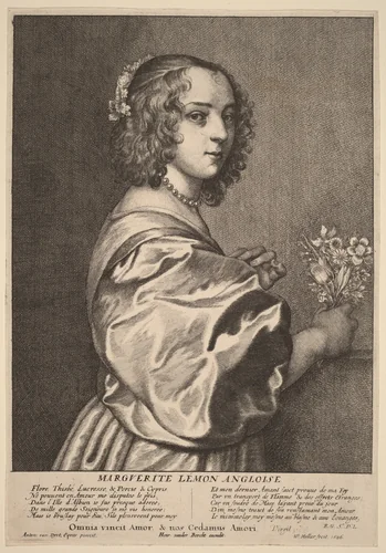 Margaret Lemon by Wenceslaus Hollar
Sir Anthony van Dyck, print, 1646