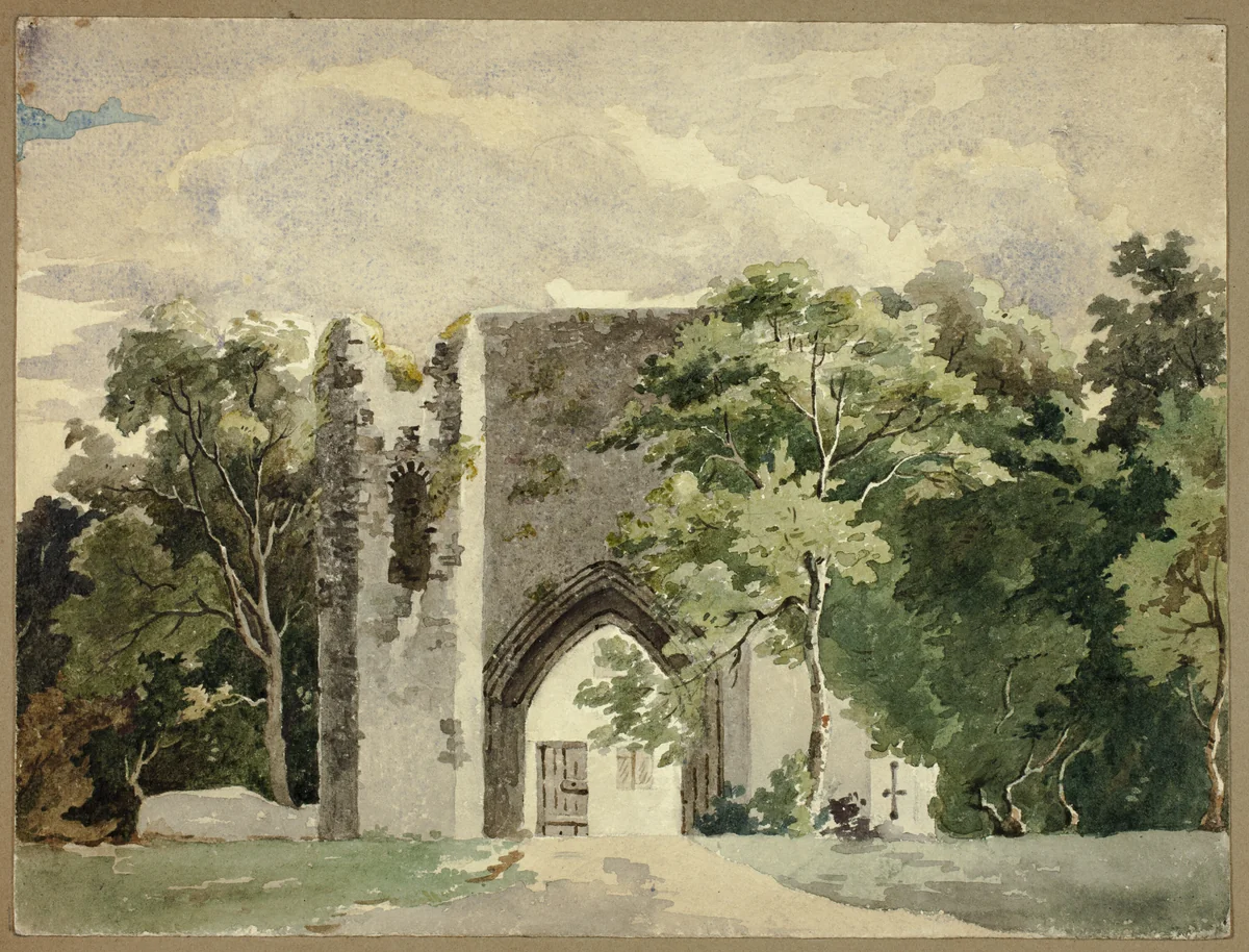 Abbey Ruin by Samuel Reynolds, painting, 1793-1835