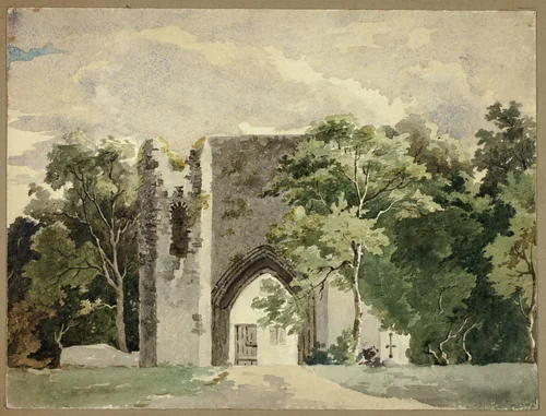 Abbey Ruin by Samuel Reynolds, painting, 1793-1835