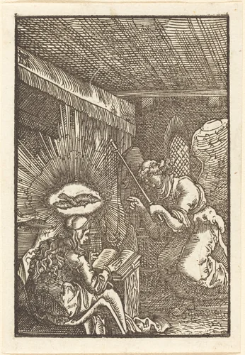 The Annunciation by Albrecht Altdorfer, print, 1513