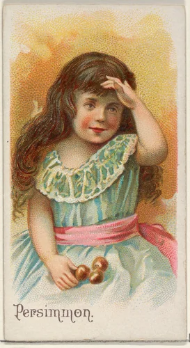 Persimmon, from the Fruits series (N12) for Allen & Ginter Cigarettes Brands by Allen & Ginter, print, 1891