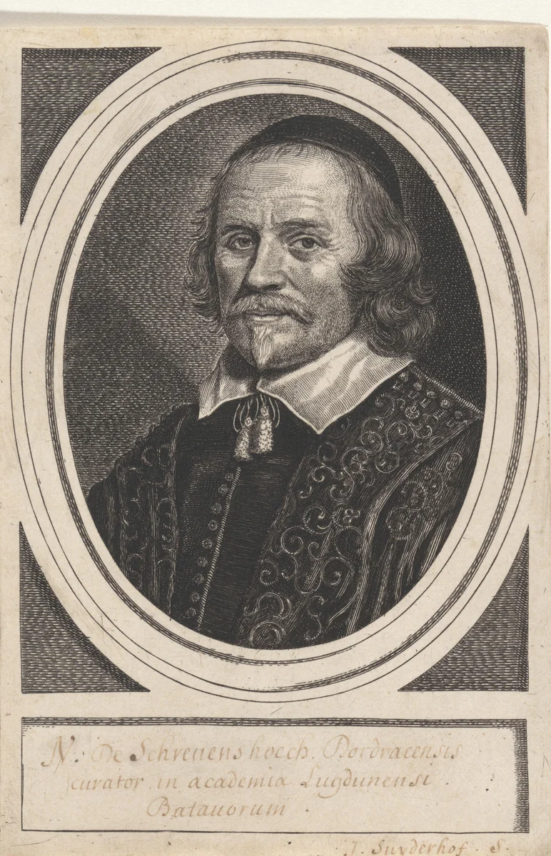 Portret van Cornelis van Beveren by Jonas Suyderhoef, print, 1677