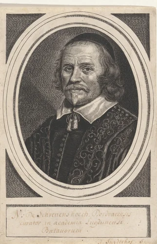 Portret van Cornelis van Beveren by Jonas Suyderhoef, print, 1677