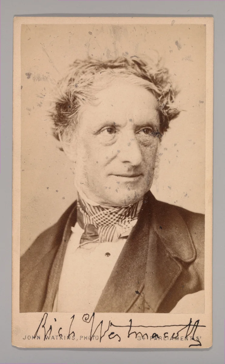 [Richard Westmacott] by John and Charles Watkins, photograph, 1860-1869