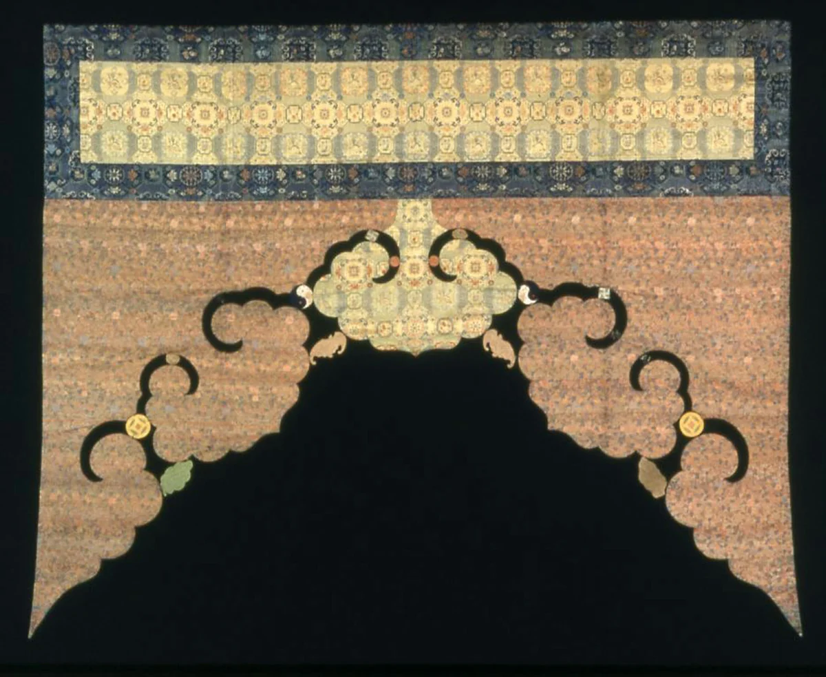 Valance by China, textile, 1750-1850