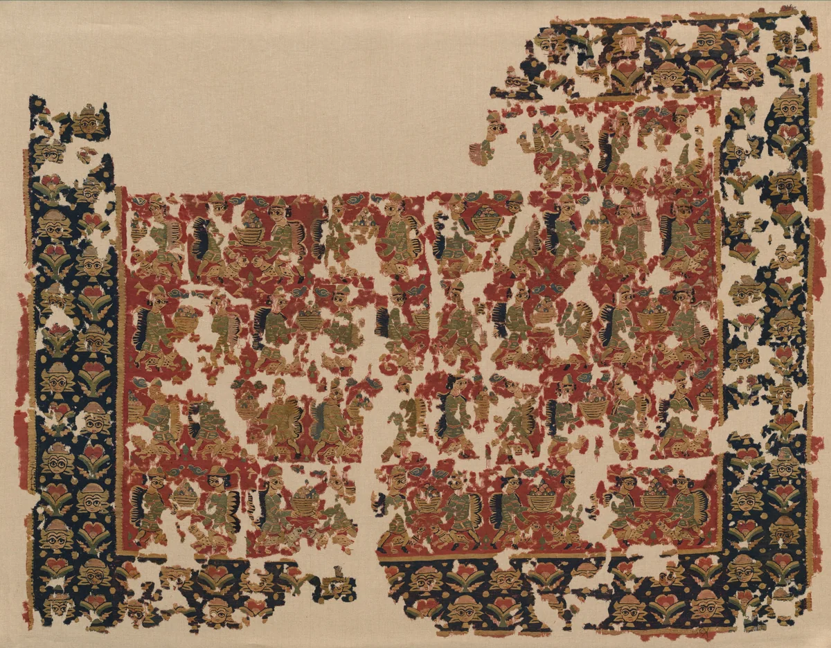 Fragment of a Large Hanging by Unknown, textile, 500-599