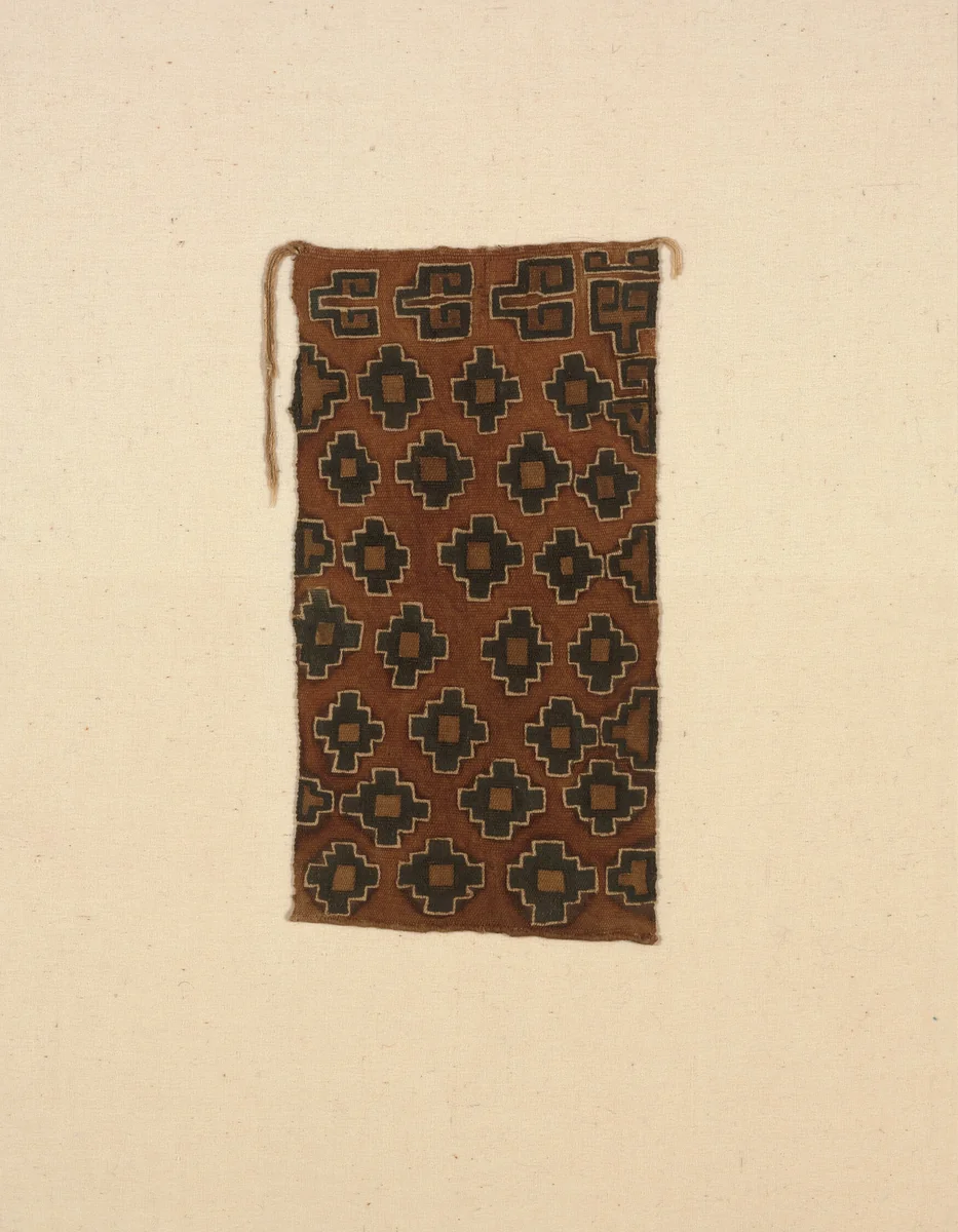Fragment by Chancay, textile, 1000-1476