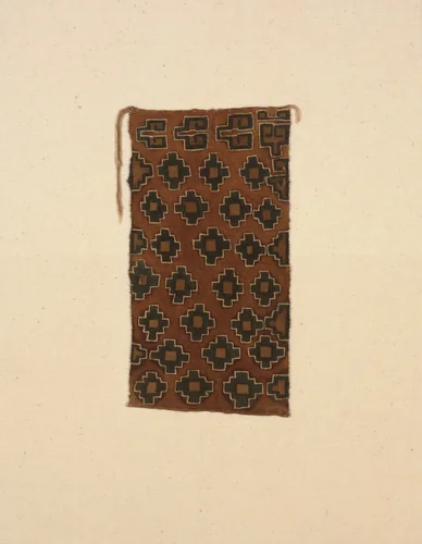 Fragment by Chancay, textile, 1000-1476