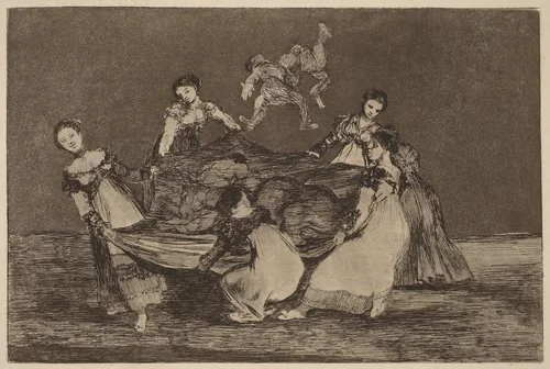 Disparate femenino (Feminine Folly) by Francisco Goya, print, 1816