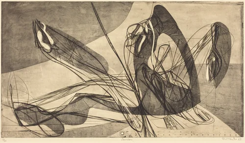 Laocoön by Stanley William Hayter, print, 1943