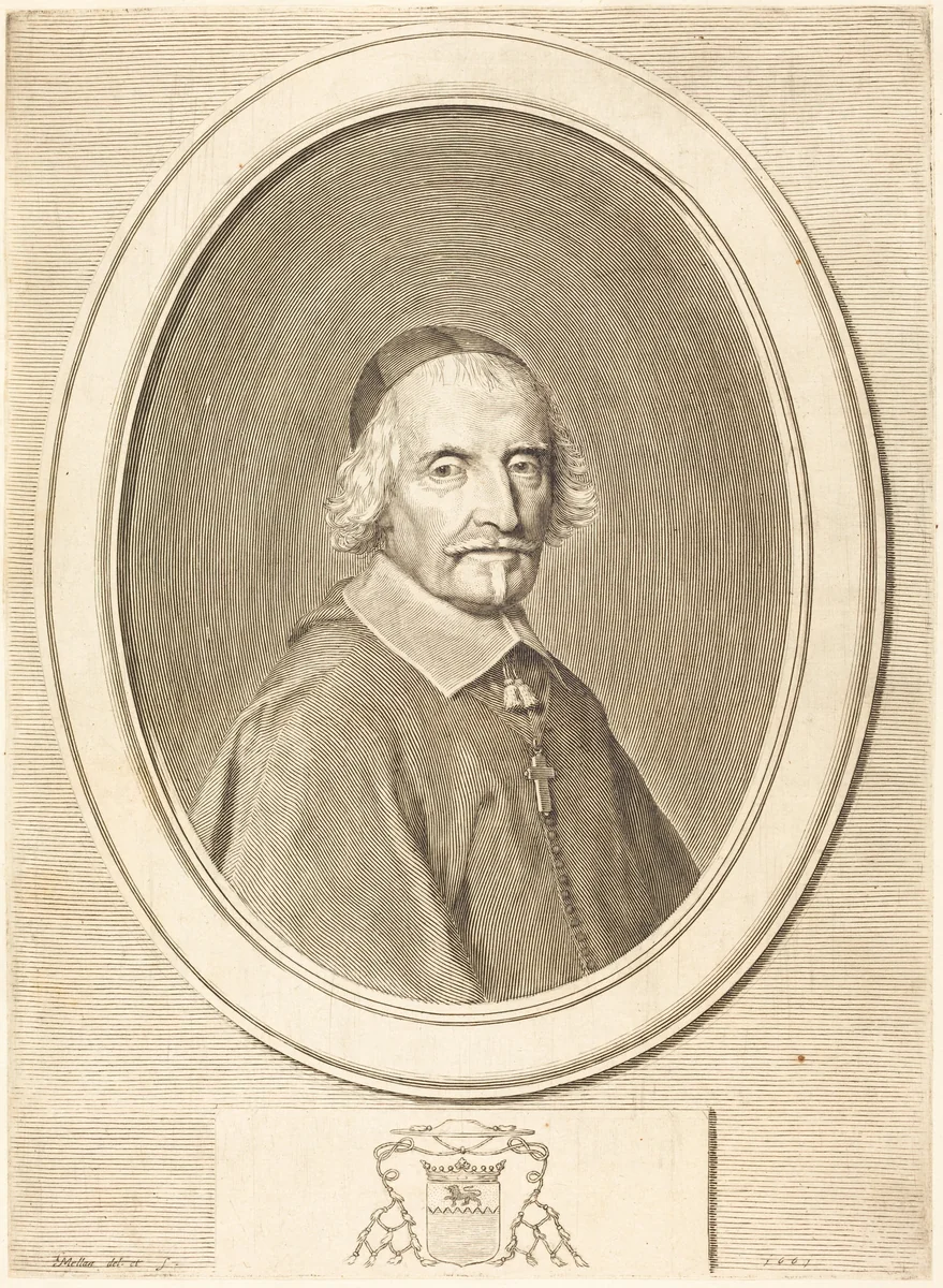 Francois de Villemontee by Claude Mellan, print, 1598-1688