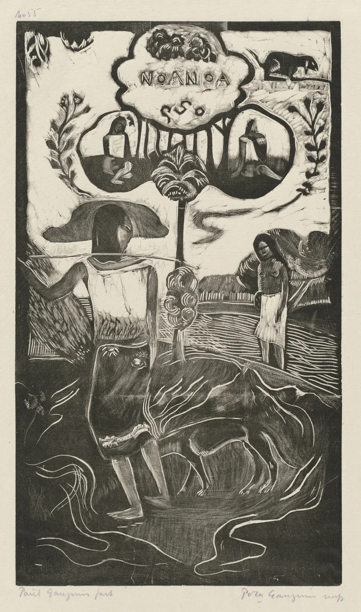 Noa Noa (Fragrant, Fragrant) by Paul Gauguin, print, 1894-1895