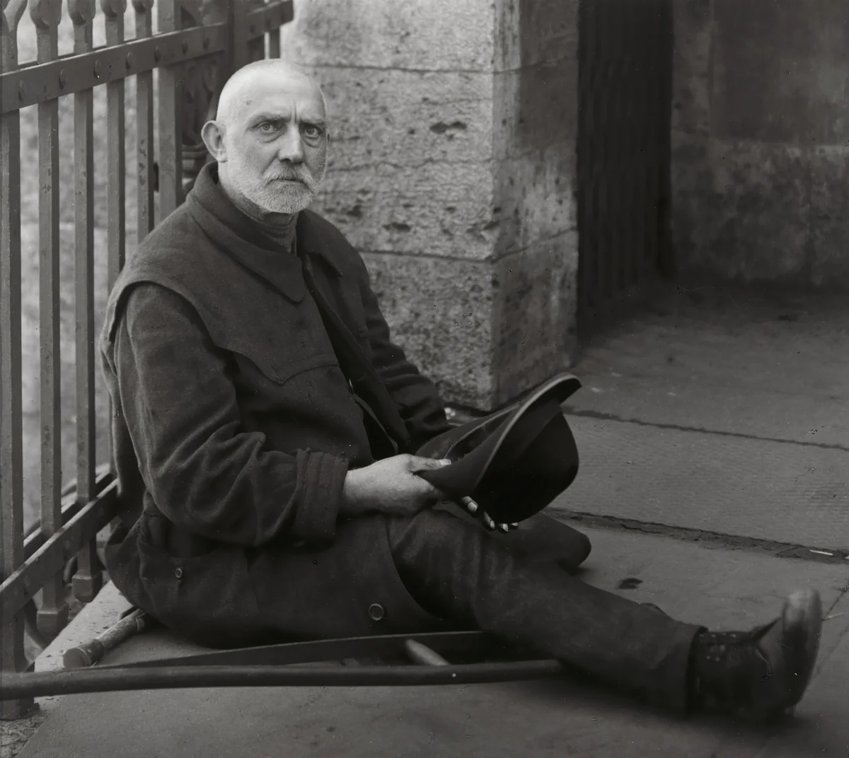 Beggar by August Sander, photograph, 1926