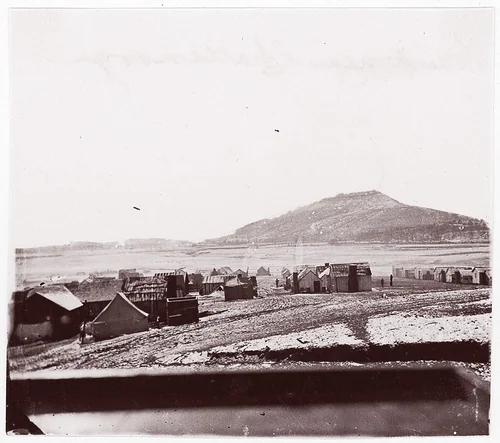 Camp near Chattanooga by George N. Barnard, photograph, 1861-1865