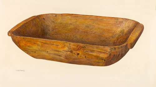 Chopping Bowl by Hester Duany, index of american design, 1941