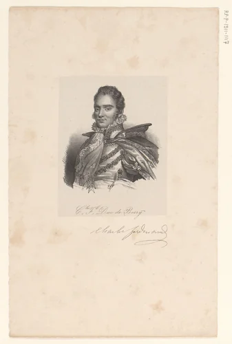 Portret van Karel Ferdinand van Berry by anonymous, print, 1818-1842