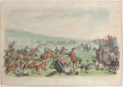 Plate 39, from "World in Miniature" by Thomas Rowlandson, print, 1816