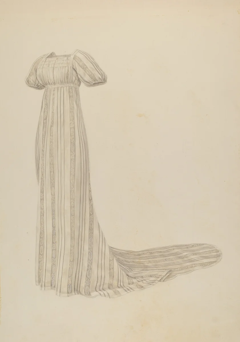 Dress by Henry De Wolfe, index of american design, 1935-1942