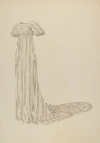Dress by Henry De Wolfe, index of american design, 1935-1942