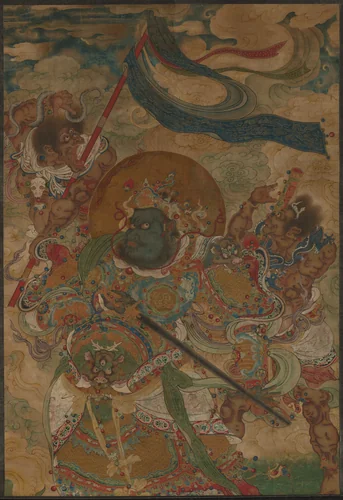 Heavenly King Virudhaka by Unknown, painting, 1368-1644