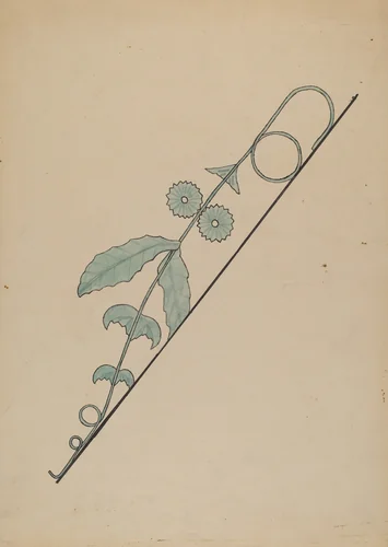 Iron Work by Lena Nastasi, index of american design, 1936