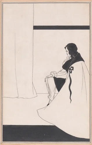 The Fall of the House of Usher, for Edgar Allan Poe’s “Tales of Mystery and the Imagination,” Chicago, 1895–96 by Aubrey Beardsley, drawing, 1894