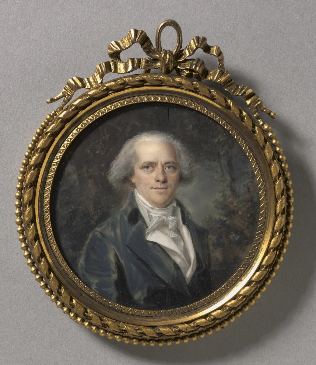 Portrait of Noël-François Charles Caille des Fontaines by Lié Louis Périn, painting, 1795