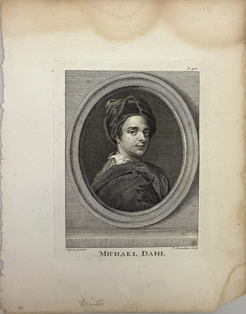 Michael Dahl by Thomas Chambers, other, 1800-1899