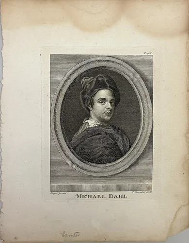 Michael Dahl by Thomas Chambers, other, 1800-1899
