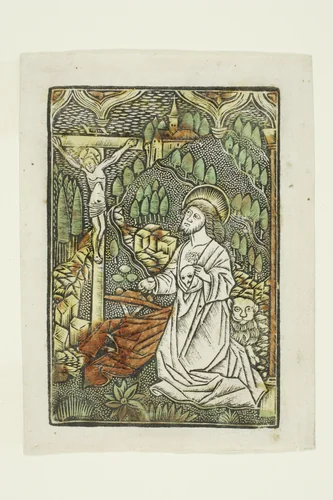 Penitence of Saint Jerome by Unknown Artist, metalwork, 1480