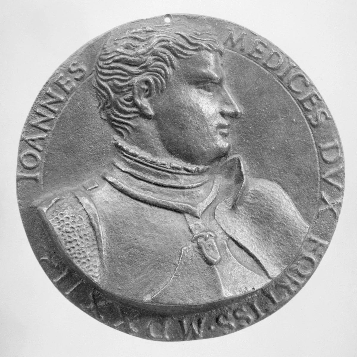 Giovanni de'Medici della Bande Nere (1498–1526), a Celebrated Condottiere, and Father of Cosimo I by Francesco da Sangallo, metalwork, 1565-1575